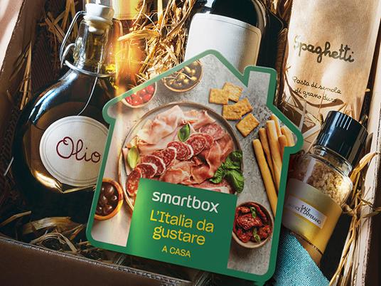 SMARTBOX - L'Italia da gustare a casa - Cofanetto regalo - 1 selezione di specialità enogastronomiche a domicilio - 3
