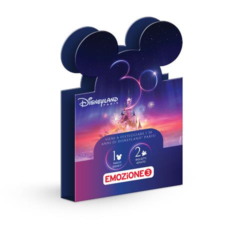 Vivi la magia Disney: 2 biglietti per adulti validi per lingresso a un Parco Disney. Cofanetto Smartbox