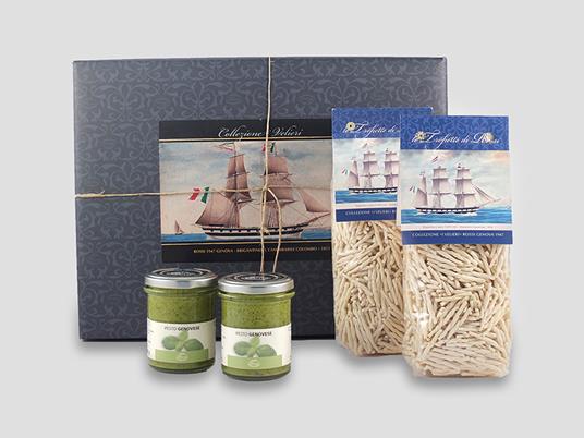 SMARTBOX - Sapori liguri: pesto genovese e trofiette di Recco con consegna a domicilio - Cofanetto regalo - 5