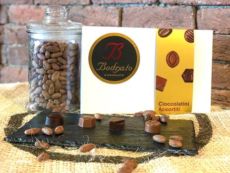 SMARTBOX - Dolci creazioni Bodrato Cioccolato: 1 box Degustazione di praline ripiene assortite - Cofanetto regalo - 4