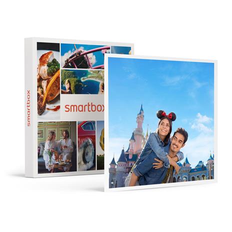 SMARTBOX - Felicità al quadrato a Disneyland® Paris: 2 biglietti data a scelta 1 giorno per 2 Parchi - Cofanetto regalo