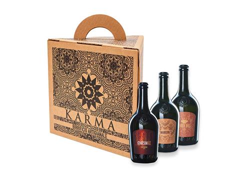 SMARTBOX - 3 bottiglie di birra artigianale Birrificio Karma a domicilio - Cofanetto regalo - 4