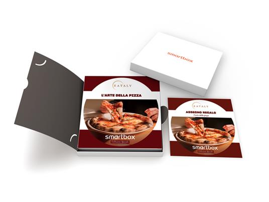 SMARTBOX - L'arte della pizza - Cofanetto regalo - 1 pizza da Eataly e 1 bevanda a scelta per 2 persone - 2