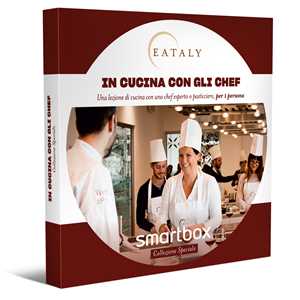Idee regalo SMARTBOX In cucina con gli chef Cofanetto regalo 1 lezione di cucina con un cuoco esperto o un pasticciere per 1 persona Smartbox