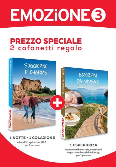 Bi-Pack: Soggiorno Di Charme + Emozioni Da Vivere. Cofanetto - 2