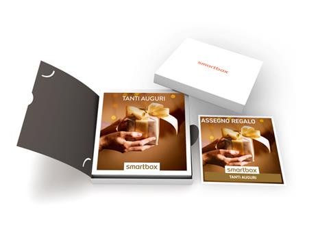 SMARTBOX - Tanti Auguri - Cofanetto regalo - 1 cena o 1 trattamento benessere o 1 attività sportiva per 1 o 2 persone - 2