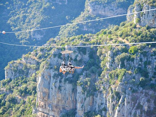 SMARTBOX - Emozioni appese a un filo: 1 volo in Zipline per 2 in Cilento - Cofanetto regalo - 3