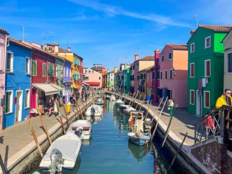 SMARTBOX - Alla scoperta del vetro soffiato: tour in barca a Murano per 4 persone con sosta a Burano - Cofanetto regalo - 4