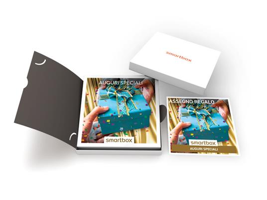 SMARTBOX - Auguri Speciali - Cofanetto regalo - 1 soggiorno o 1 cena o 1 pausa benessere o 1 attività sportiva da 1 a 4 persone - 2