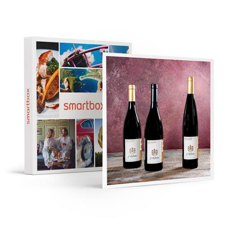SMARTBOX - 3 bottiglie di vino DOC del Trentino Alto Adige direttamente a casa tua - Cofanetto regalo