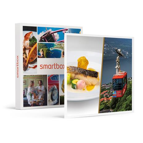 SMARTBOX - Emozione gourmet sul lago di Lugano con suggestivo viaggio in funivia - Cofanetto regalo