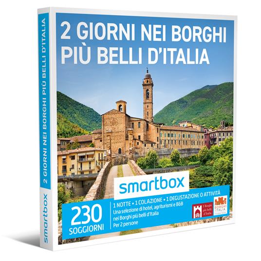 SMARTBOX 2 giorni nei borghi più belli d'Italia 1 notte con colazione e degustazione o attività di svago per 2 persone