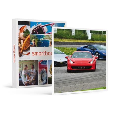 SMARTBOX - 3 giri su una Ferrari 458 sul Circuito Internazionale di Busca in Piemonte - Cofanetto regalo