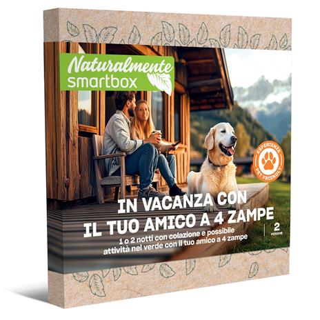 SMARTBOX - In vacanza con il tuo amico a 4 zampe - Cofanetto regalo - 1 o 2 notti con possibile attività nel verde