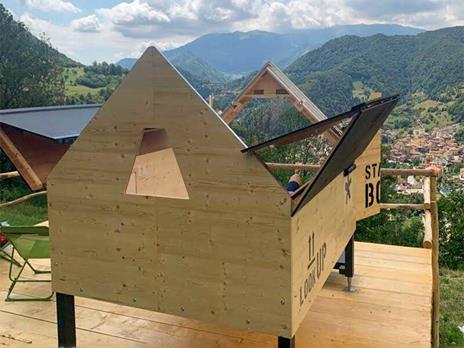 SMARTBOX - Sognando sotto le stelle: 1 insolita notte in una StarsBox con aperitivo in Lombardia - Cofanetto regalo - 2