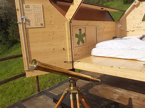 SMARTBOX - Sognando sotto le stelle: 1 insolita notte in una StarsBox con aperitivo in Lombardia - Cofanetto regalo - 3