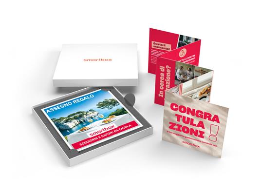SMARTBOX - Soggiorni e sapori da favola - Cofanetto regalo - 1 notte con colazione e cena per 2 persone - 2