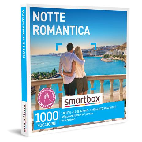 SMARTBOX - Notte romantica - Cofanetto regalo - 1 notte con colazione e momento romantico per 2 persone