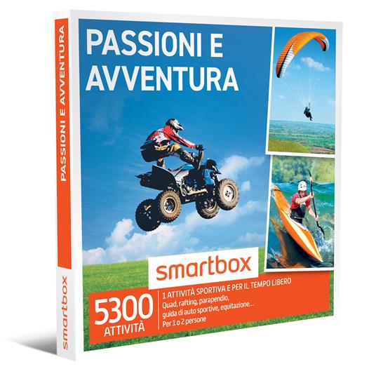 SMARTBOX - Passioni e avventura - Cofanetto regalo - 1 attività sportiva per 1 o 2 persone