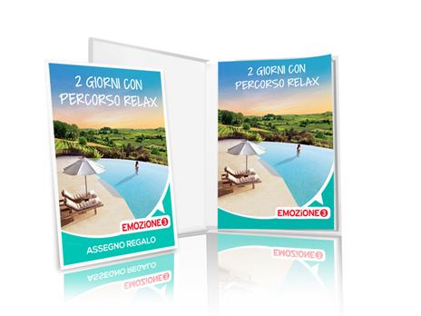 EMOZIONE3 - 2 giorni con percorso relax - Cofanetto regalo - 1 notte con colazione e percorso benessere per 2 persone - 2