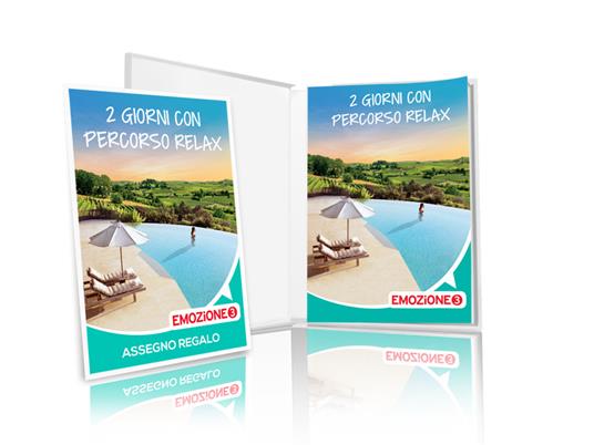 EMOZIONE3 - 2 giorni con percorso relax - Cofanetto regalo - 1 notte con colazione e percorso benessere per 2 persone - 2