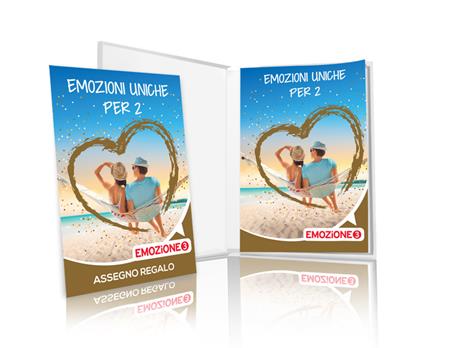 EMOZIONE3 - Emozioni uniche per 2 - Cofanetto regalo - 1 attività a scelta tra benessere, fitness o sfiziose degustazioni - 2