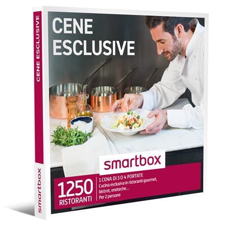 SMARTBOX - Cene esclusive - Cofanetto regalo - 1 cena d'autore o tradizionale per 2 persone