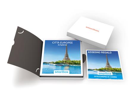 SMARTBOX - Città europee in 3 giorni - Cofanetto regalo - 2 notti con prima colazione per 2 persone - 2