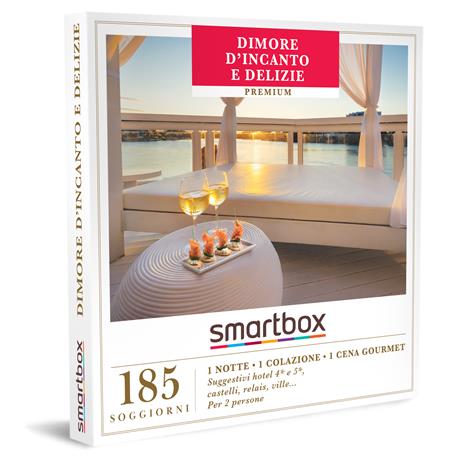SMARTBOX - Dimore d'incanto e delizie - Cofanetto regalo - 1 notte con colazione e cena per 2 persone