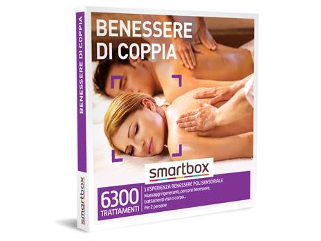SMARTBOX - Benessere di coppia - Cofanetto regalo - 1 attività benessere per 2 persone + 3 prodotti di bellezza BIRCHBOX gratuiti! - 2