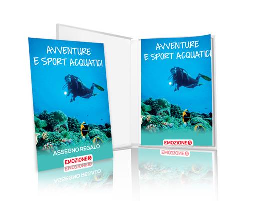 EMOZIONE3 - Avventure e sport acquatici - Cofanetto regalo - 1 attività sportiva in acqua per 1 o 2 persone - 2