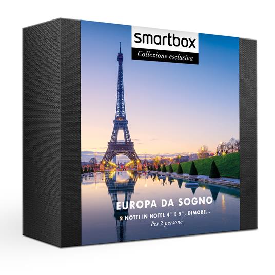 SMARTBOX - Europa da sogno - Cofanetto regalo - 2 notti in hotel stellati e castelli per 2 persone