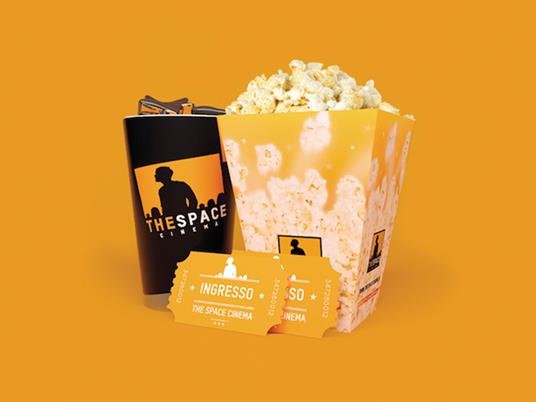 EMOZIONE3 - Cinema e Popcorn - Cofanetto regalo - 1 ingresso al cinema con popcorn e drink per 2 persone - 8