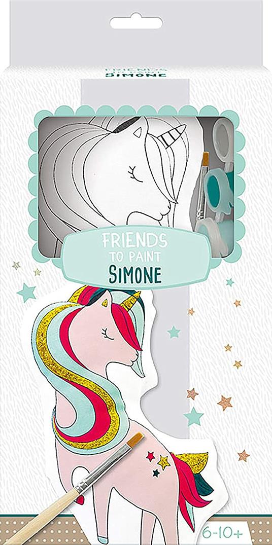 Friends to Paint, amici da colorare, LUnicorno Simone
