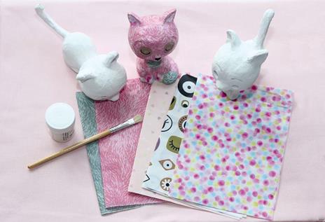 Scatola creativa, Décopatch, Gattini - 3