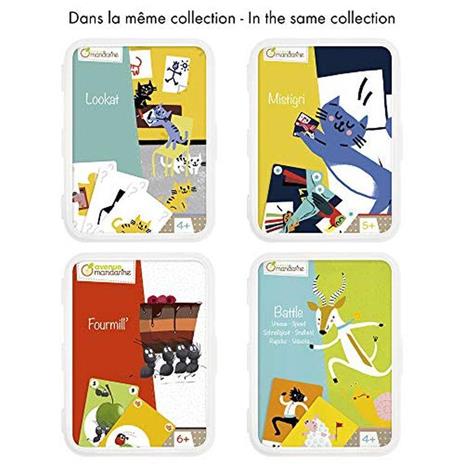 Avenue Mandarine Jeux de Cartes Dinoptura Carte da Gioco, Multicolore, CO107O - 2