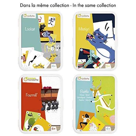 Avenue Mandarine Jeux de Cartes Dinoptura Carte da Gioco, Multicolore, CO107O - 2