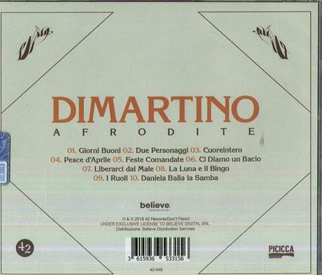 Afrodite - CD Audio di Di Martino - 2