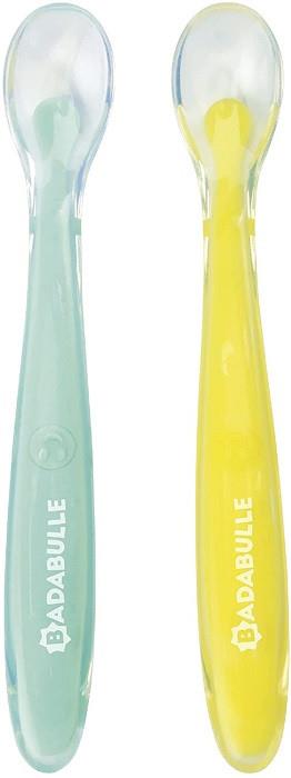 Badabulle Set 2 Cucchiaini in Silicone