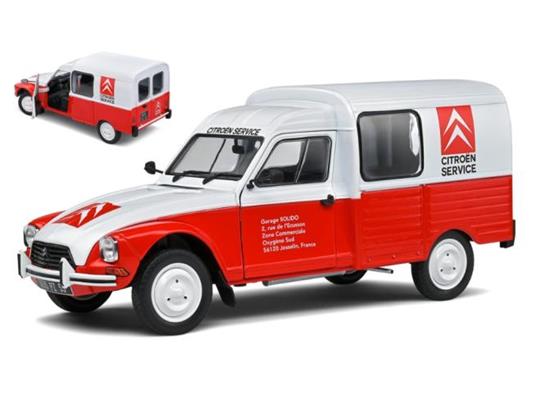 SOLIDO SL1800407 CITROEN ACADIANE CITROEN ASSISTANCE 1984 WHITE 1:18 Modellino