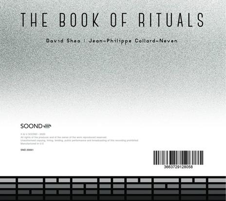 Books Of Rituals - CD Audio di David Shea - 2