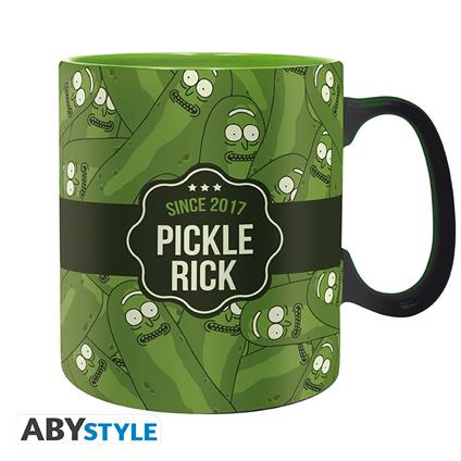 Rick And Morty. Mug. 460 Ml. Pickle Rick. Porcl. With Box X2