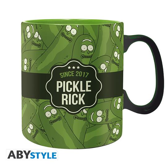 Rick And Morty. Mug. 460 Ml. Pickle Rick. Porcl. With Box X2