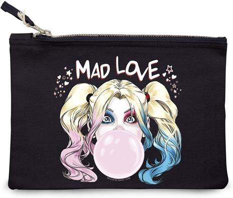 Dc Comics. Cosmetic Case. "Harley Quinn". Blue