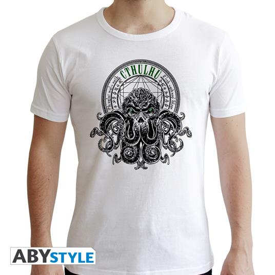 T-Shirt Unisex Tg. 2XL Cthulhu: Cthulhu White New Fit
