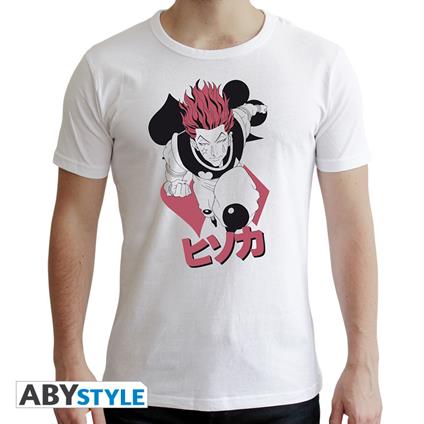 T-Shirt Unisex Tg. 2XL Hunter X Hunter: Hisoka White New Fit