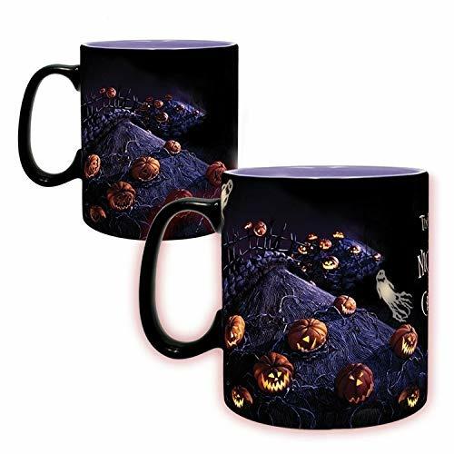 Tazza Termosensibile 460 Ml Nightmare Before Christmas Jack & Moon - 4