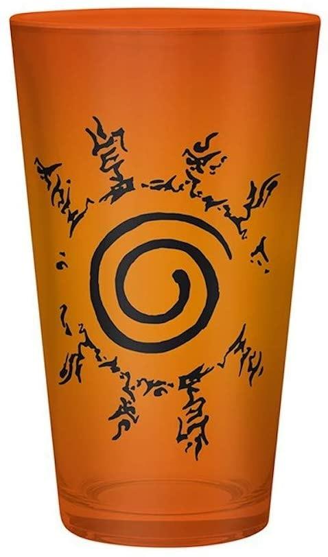 Large Glass 400ml / Bicchiere. Naruto Shippuden: ABYstyle - Konoha & Seal - 3