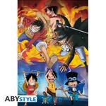 One Piece: ABYstyle - Ace Sabo Luffy (Poster 91,5X61 Cm)