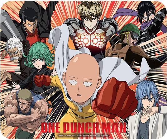 One Punch Man - Flexible Tappetino Per Mouse - Heroes